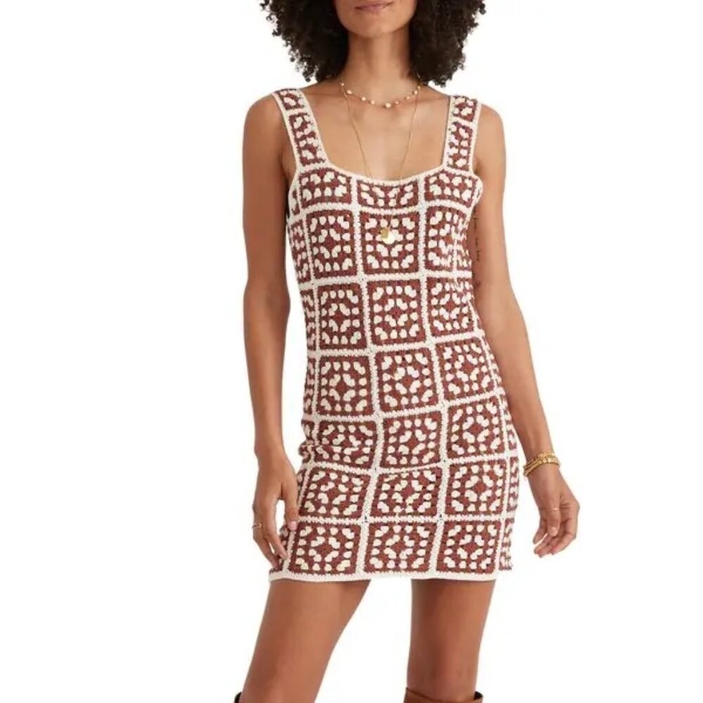 Marine Layer Celeste Crochet Mini Dress